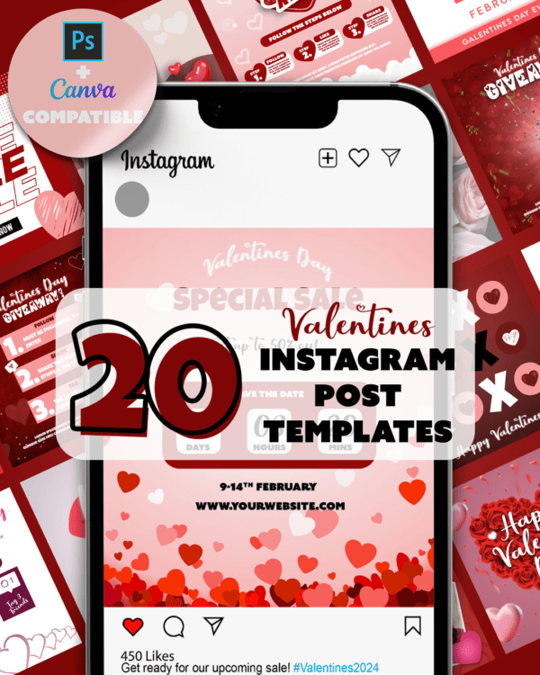 Valentines Day Instagram Post Templates