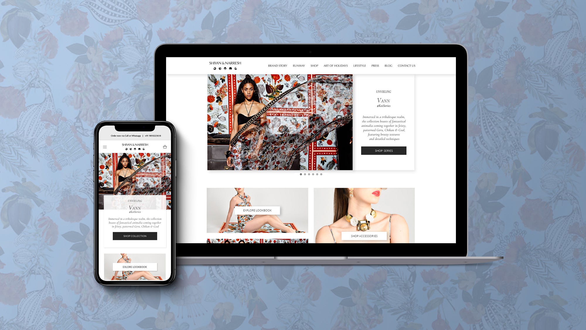 luxury fashion website redesign